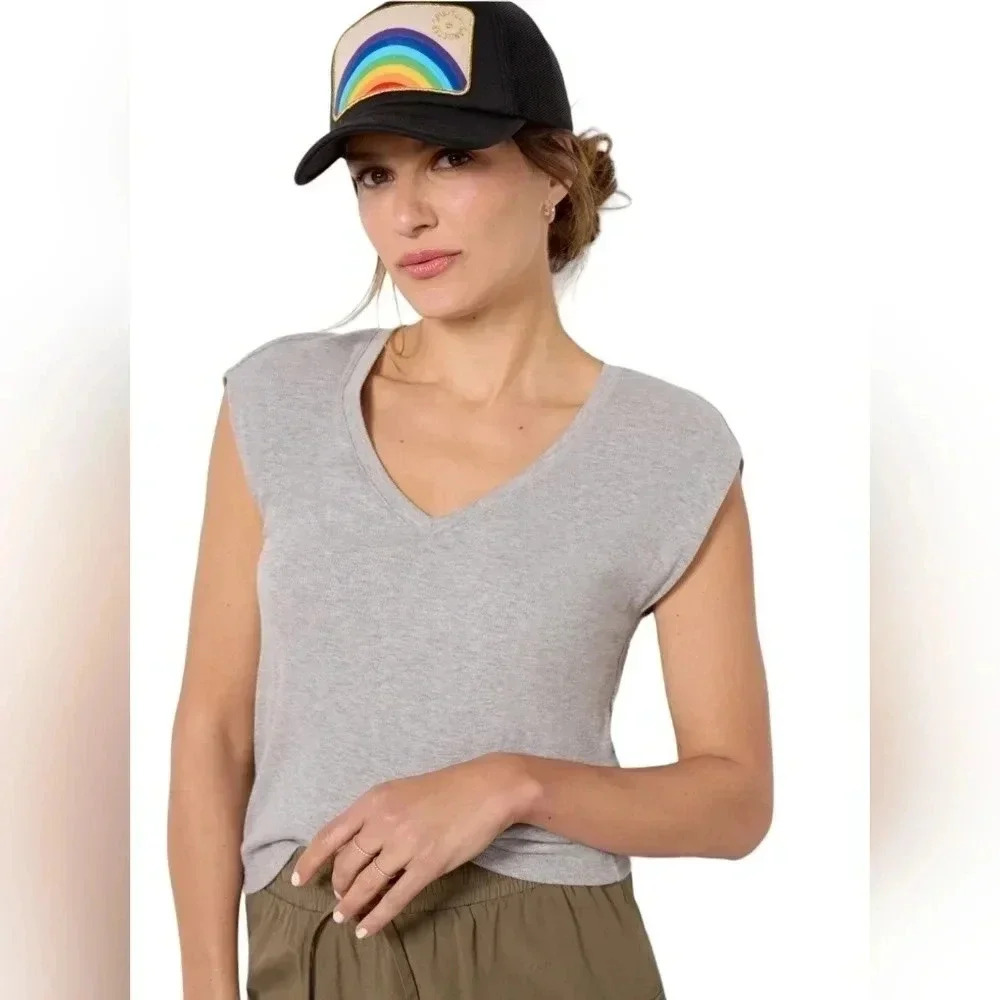 Michael Stars Tati Ultra Rib Top NWT SIZE S